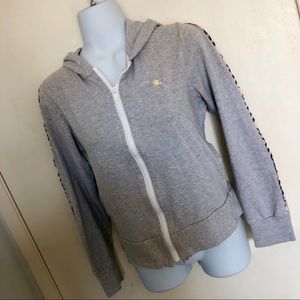 Burberry Zip Up Hoodie
